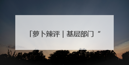 萝卜辣评｜基层部门“多行一步”，让“小诉求”不缺席法治守护